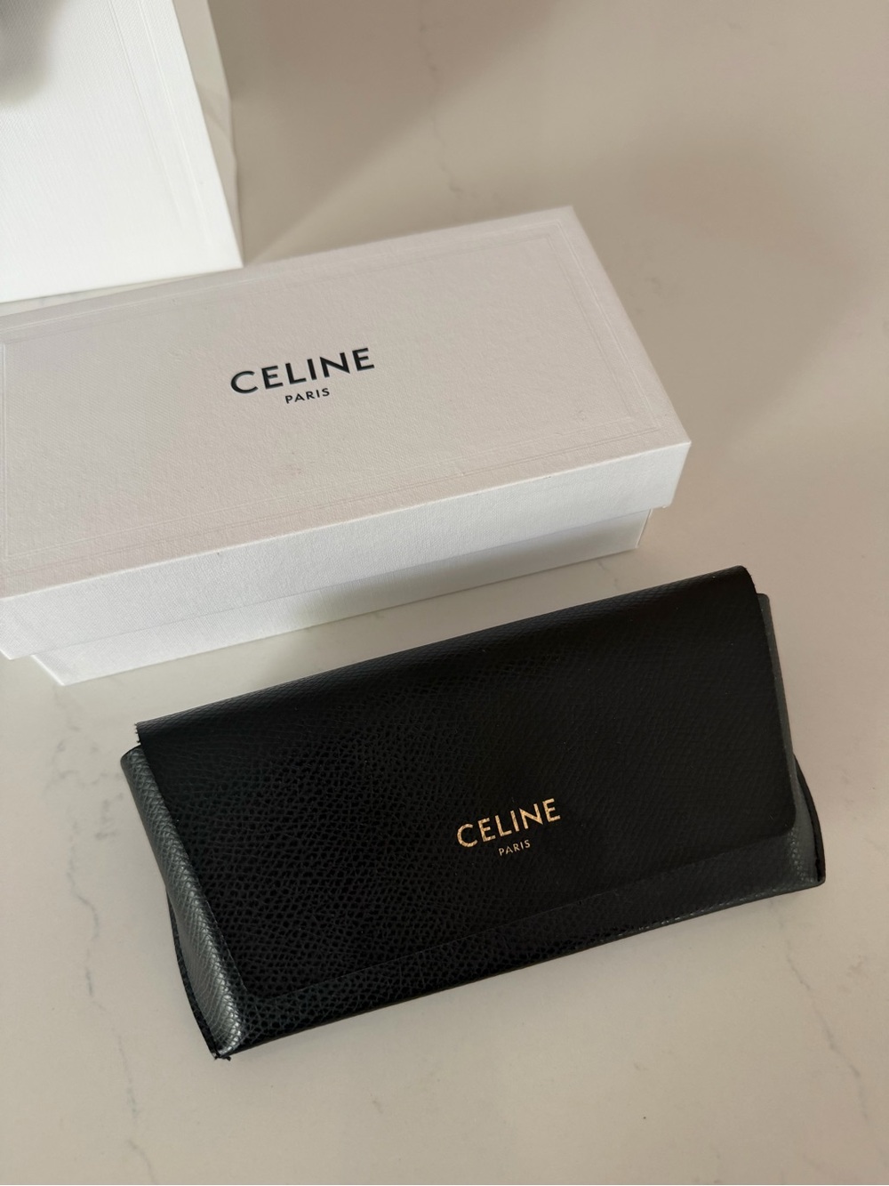 Celine Women’s Oval Tortoise Shell Sunglasses - Dark Brown Lenses - Picture 6 of 11